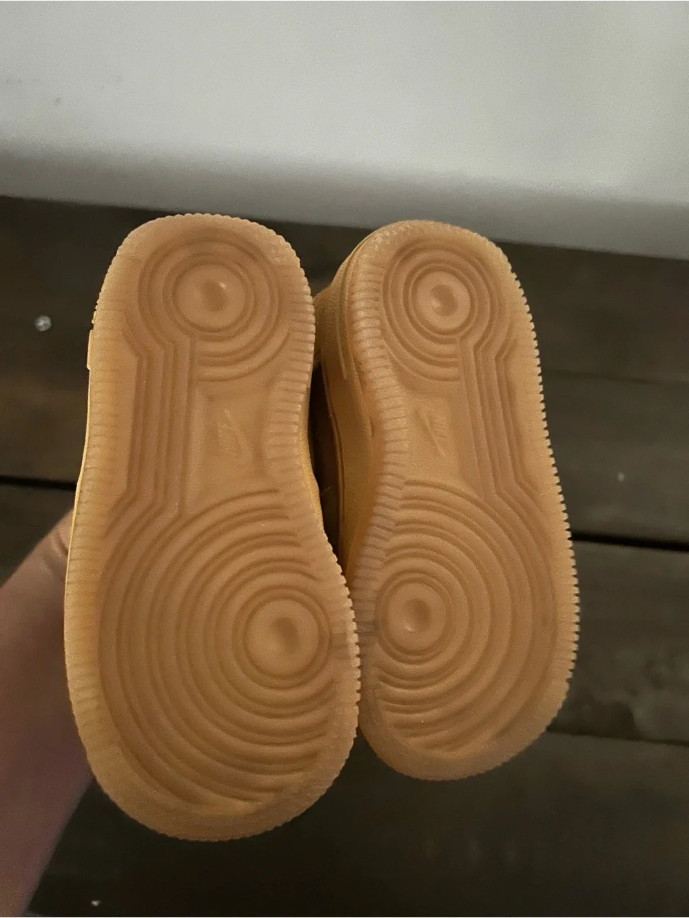 Nike Suede Sneakers in Tan Toddler 7C